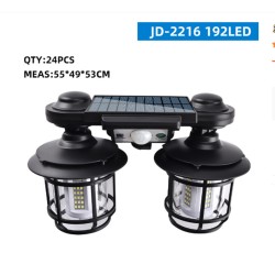 50w 3.6v Outdoor Led Solar Light Wall Lamp with Remote Control JD-2216