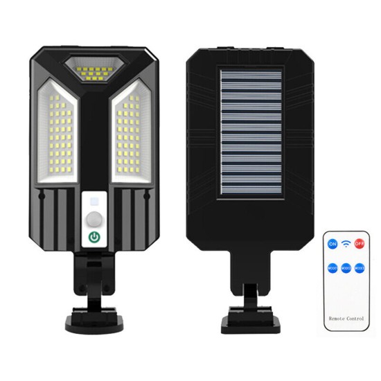 880000lm Led Solar Street Lamp Motion Sensor Light 3 Lighting Modes Garden Outdoor Street Light V95 with RC