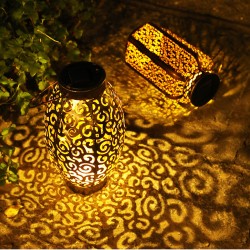 LED Solar Lanterns Outdoor Hanging Decorative Night Light for Table Patio Courtyard Garden  warm light_Oval