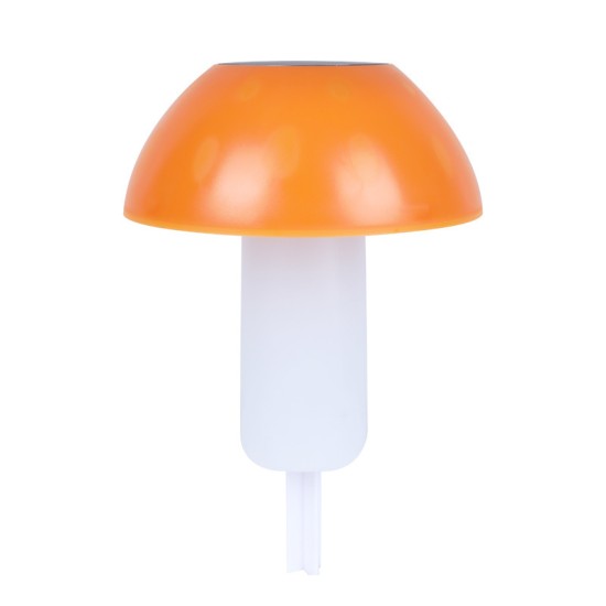 LED Solar Lawn Light Outdoor Mushroom Shape Garden Lamp for Stairs Decoration white light
