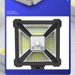 LED Solar Lights Waterproof Ultra-bright Motion Sensor Safety Wall Lamp for Fence Yard Garden Patio Door 88LED