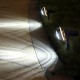 LED Solar Powered Lawn Lights Waterproof Spotlight for Yard Pathway Wall Outdoor Garden White light