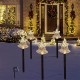 Led Christmas Solar Lawn Light Ip65 Waterproof Energy Saving Fairy Lights for Courtyard Garden Patio Decoration Star