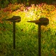 Led Solar Spotlight Human Body Induction Outdoor Courtyard Garden Lamp for Yard Path Tree Garden Decor Cold White