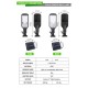 Led Solar Street Light IP65 Waterproof Energy-saving Outdoor Split Motion Sensor Garden Wall Lamp JX-518