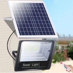 Outdoor Solar Light Household IP65 Waterproof High-power Super Bright Flood Light with Remote Control 200W