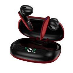 Y2 Wireless Headset Nfc Voice Control Low Latency Dual-mode Sports Gaming Headset Bluetooth 5.1 Red