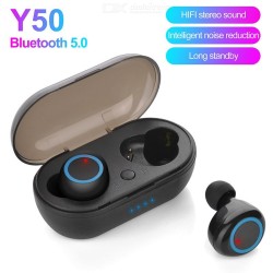 Y50 Stereo TWS Bluetooth Earbuds Wireless Headphone Mini Portable Headset  Sport Headphones With Charging Box - Free shipping - DealExtreme