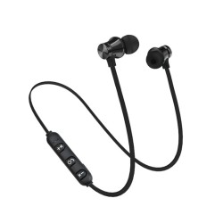 XT11 Magnetic Bluetooth 4.2 Earphone Sport Running Wireless Neckband Headset Headphone with Mic Stereo Music for Android Gold