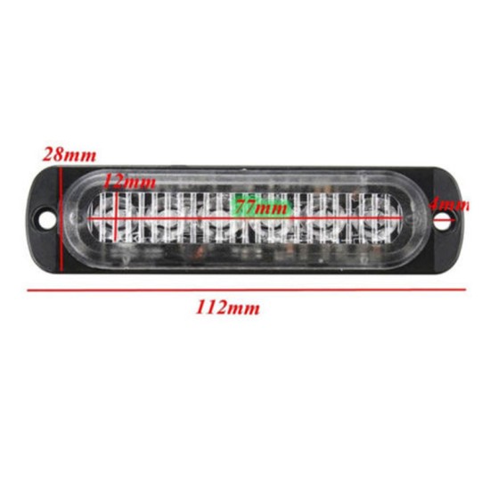 18W Spot LED Flashing Light Work Bar Driving Lamp for Off-road SUV Auto Car Boat Truck white