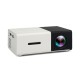 YG300 HD 1080P Led Projector Home Theater Cinema Usb AV SD Mini Portable Black White EU Plug