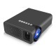 YG520 Mini LED Projector 1080P HDMI USB AV SD Snyc Display with Smartphone Home Theater  black_EU Plug