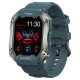 ZEBLAZE Beyond 2 GPS Smartwatch 1.78-inch Amoled Always-on Display Touch-screen Heart Rate Blood Oxygen Monitor Silver Blue