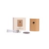 0.4W LED Wall Lamp USB Rechargeable Motion Sensor Magnetic Wood Grain Night Lights Wall Light Fixtures For Bedroom Kitchen Corridor Stairs Lighting Beech wood (sensor 1 piece)