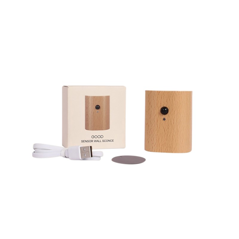 0.4W LED Wall Lamp USB Rechargeable Motion Sensor Magnetic Wood Grain Night Lights Wall Light Fixtures For Bedroom Kitchen Corridor Stairs Lighting Beech wood (sensor 1 piece) 0.4W LED Wall Lamp USB Rechargeable Motion Sensor Magnetic Wood Grain Night Lights Wall Light Fixtures For Bedroom Kitchen Corridor Stairs Lighting Beech wood (sensor 1 piece)