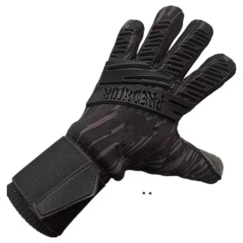 1 Pair Latex Goalkeeper Gloves Professional Non-slip Breathable Football Goalkeeper Glove grey 9 yards 1 Pair Latex Goalkeeper Gloves Professional Non-slip Breathable Football Goalkeeper Glove grey 9 yards