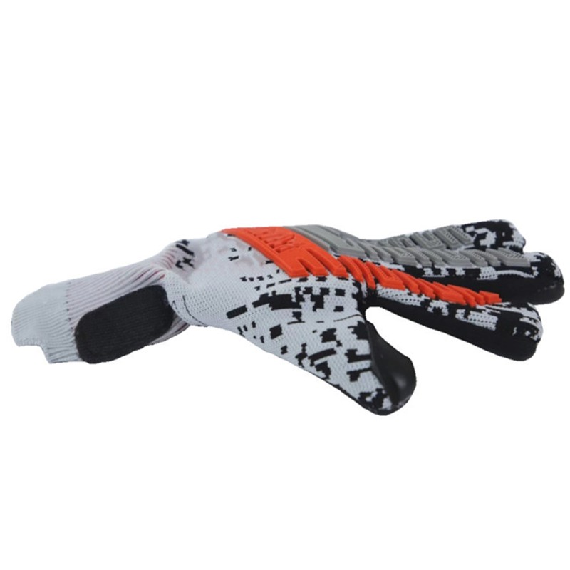 1 Pair Latex Goalkeeper Gloves Professional Non-slip Breathable Football Goalkeeper Glove grey 9 yards 1 Pair Latex Goalkeeper Gloves Professional Non-slip Breathable Football Goalkeeper Glove grey 9 yards