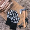 1 Pair Outdoor Finger Gloves 800-degree High Temperature Resistant Thickened Anti-scald Flame Retardant Gloves 1 pair 1 Pair Outdoor Finger Gloves 800-degree High Temperature Resistant Thickened Anti-scald Flame Retardant Gloves 1 pair
