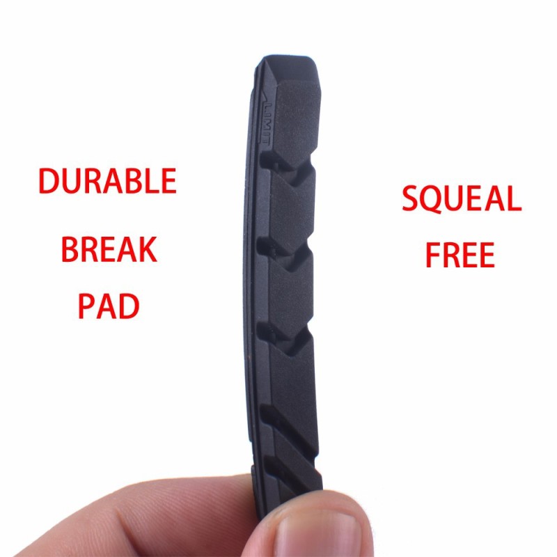 1 Pair ZTTO MTB V-Brake Pads Mountain Bike Road Bicycle Cycling Braking Blocks Rubber Holders Silver 1 Pair ZTTO MTB V-Brake Pads Mountain Bike Road Bicycle Cycling Braking Blocks Rubber Holders Silver