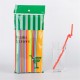 100pcs/set Flexible Bendy Disposable Plastic Drinking  Straws For Bar Party Color mix_Pack of 100