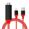 1080P 8-pin to HDMI Cable 8-pin Digital AV to HDMI Adapter for iPhone,iPad,iPod red 1080P 8-pin to HDMI Cable 8-pin Digital AV to HDMI Adapter for iPhone,iPad,iPod red