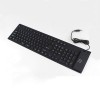 109-key Usb Silicone Soft Keyboard Waterproof Wire Control Portable Flexible Foldable Keyboard Compatible For Windows Vista black 109-key Usb Silicone Soft Keyboard Waterproof Wire Control Portable Flexible Foldable Keyboard Compatible For Windows Vista black