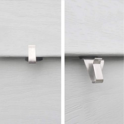 10pcs Creative Stainless Steel Wall Mounted Drill Free Hook Hanger for Kitchen Bathroom 10 pieces