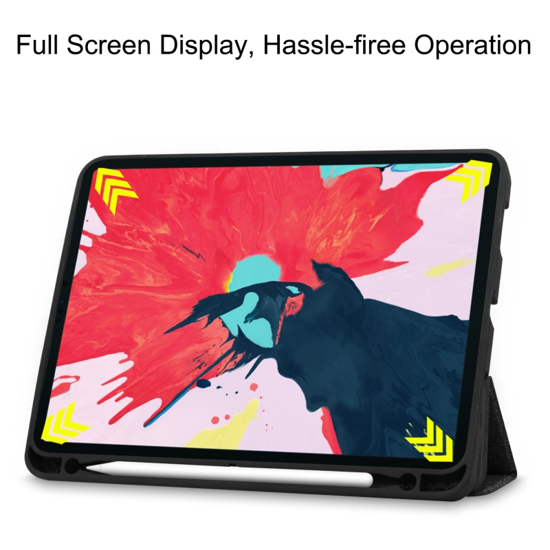 11 inch Foldable TPU Protective Shell Tablet Cover Case Shatter-resistant with Pen Slot for iPadPro red 11 inch Foldable TPU Protective Shell Tablet Cover Case Shatter-resistant with Pen Slot for iPadPro red