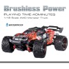 1/18 2.4G RC Car 52km/h High Speed Off-road Vehicle Rechargeable Brushless Remote Car For Boys Gifts 18421 red 1/18 2.4G RC Car 52km/h High Speed Off-road Vehicle Rechargeable Brushless Remote Car For Boys Gifts 18421 red