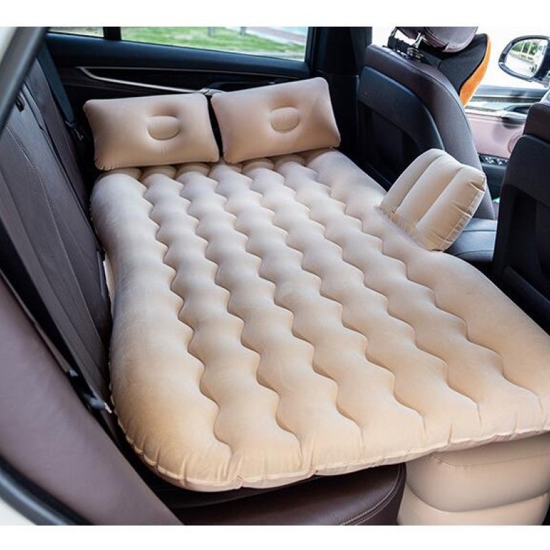 (135 * 70CM) Car Inflatable Bed Cushion Adult Car Travel Large Parts Split foot gray (135 * 70CM) Car Inflatable Bed Cushion Adult Car Travel Large Parts Split foot gray
