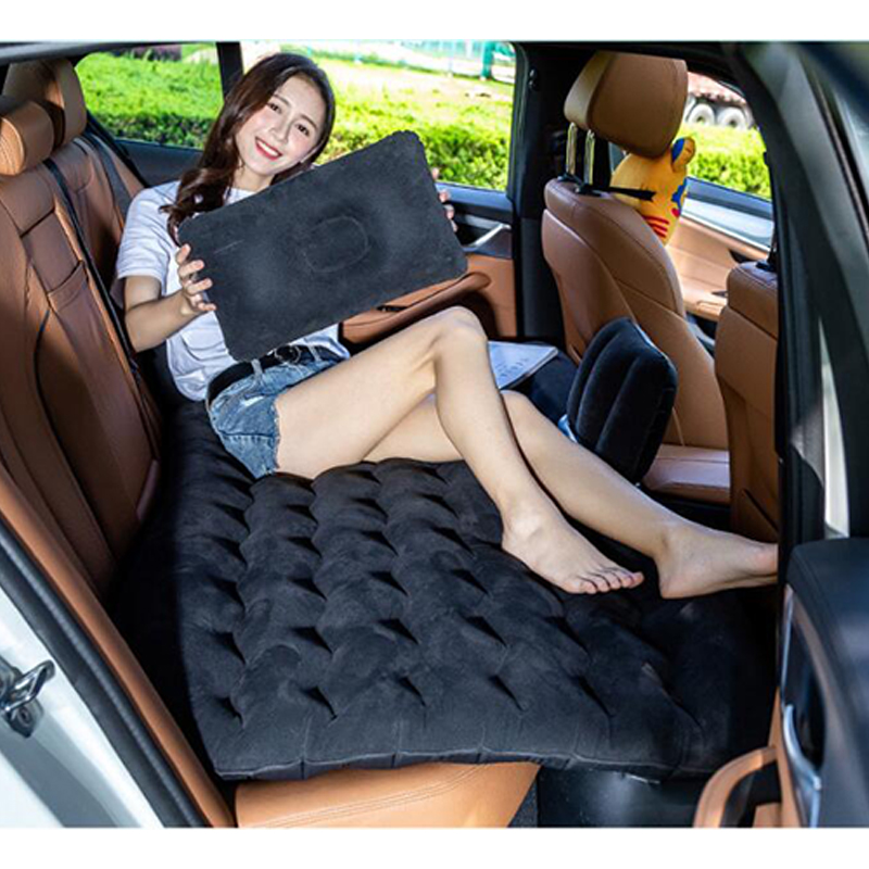 (135 * 70CM) Car Inflatable Bed Cushion Adult Car Travel Large Parts Split foot pier blue (135 * 70CM) Car Inflatable Bed Cushion Adult Car Travel Large Parts Split foot pier blue