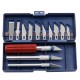 13pcs Carving Knife Kit Engraving Cutter Non-slip Hand Tools Diy Art Hobby Repair Set