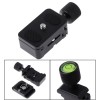 1/4 Quick Release QR Plate Clamp Adapter Mount for Camera Tripod Ball Head black 1/4 Quick Release QR Plate Clamp Adapter Mount for Camera Tripod Ball Head black