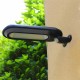 18 LED Outdoor Waterproof Solar-Powered Yard Lamp Motion Sensor Wall Light Garden Lamp Black shell white light