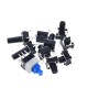 180pcs Tactile Push Button Switch Set 6x6x4.3-14 10 Values Touch-sensitive Diy Tact Buttons Assortment Kit