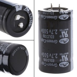 1PC/6PCS/10PCS Black 2.7V Double Layer Capacitor 500F 35 * 60MM 6pcs