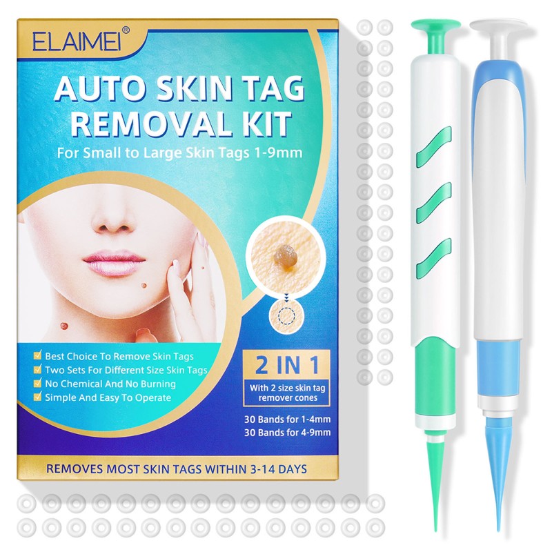 2 IN 1 Auto Micro Skin Tag Remover Device Standard Micro Skin Tag Removal Kit Grown-ups Wart Remover Face Care 87.5g 2 IN 1 Auto Micro Skin Tag Remover Device Standard Micro Skin Tag Removal Kit Grown-ups Wart Remover Face Care 87.5g