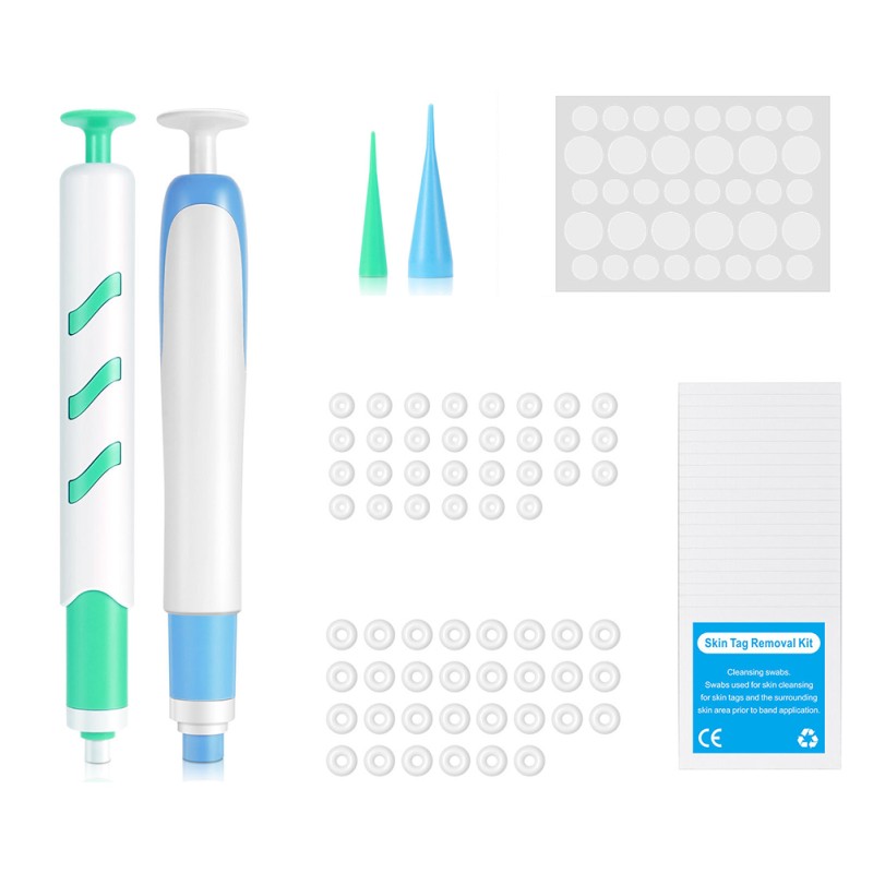 2 IN 1 Auto Micro Skin Tag Remover Device Standard Micro Skin Tag Removal Kit Grown-ups Wart Remover Face Care 87.5g