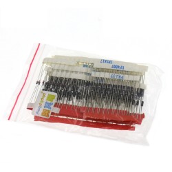 200 pcs 14 Kinds Diodes Assorted Kit 1n5404 1n4007 Rl207 1n5408 1n4004 1n4001 1n5406 1n5408 Uf4007 Fr107 Fr207