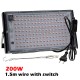 200w Led Grow Light 180 Degree Adjustable Full Spectrum Hydroponic Plant Growing Lamp for Indoor Plants 200W