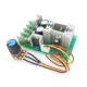 20A PWM DC Motor Speed Controller 12V 24V 36V 48V /w Potentiometer Knob Switch green