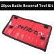 20pcs Car Radio Removal Tool Kit Auto Audio Cd Player DVD Navigation Interior Disassembly Repair Tool