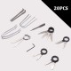 20pcs Car Radio Removal Tool Kit Auto Audio Cd Player DVD Navigation Interior Disassembly Repair Tool