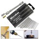 21Pcs HSS Mini Micro Spiral Hand Manual Push Drill Chuck Twist Pin Vise Bit Semi-automatic hand drill +20pc small drill