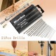 21Pcs HSS Mini Micro Spiral Hand Manual Push Drill Chuck Twist Pin Vise Bit Semi-automatic hand drill +20pc small drill