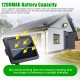 220000 Lumens Solar Street Light 3 Lighting Modes Waterproof 117cob Wall Lamp for Outdoor Garden Yard with RC