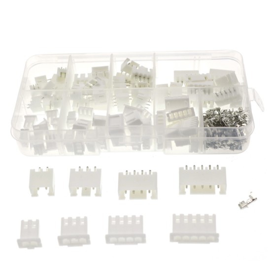 230 pcs 2p 3p 4p 5p 2.54mm Terminal Kit Wire Connectors Adapter Terminal Block Set