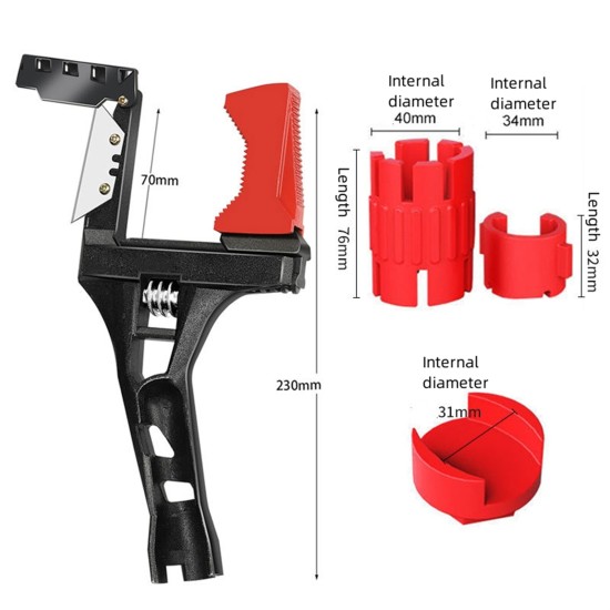 24-in-1 Sink Wrench Large Opening Bathroom Wrench Tools for Basin/Sink/Kitchen Plumbing Removal