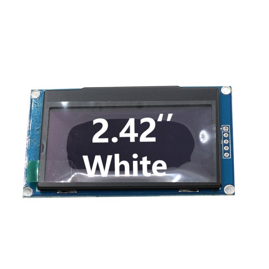 2.42inch 3.3v 4pin Oled Display Module I2c Port Ssd1309 Chip 128x64 Resolution Ssd