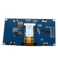 2.42inch 7pin Oled Lcd Display Module Spi Interface Ssd1309 Chip 128x64 Resolution Blue